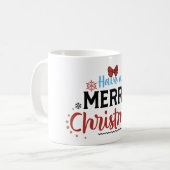 Mug Joyeux Noël et Bonne Année | Festive (Devant gauche)
