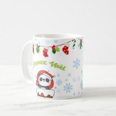 Mug Joyeux Noël et Bonne Année Pandas (Devant gauche)