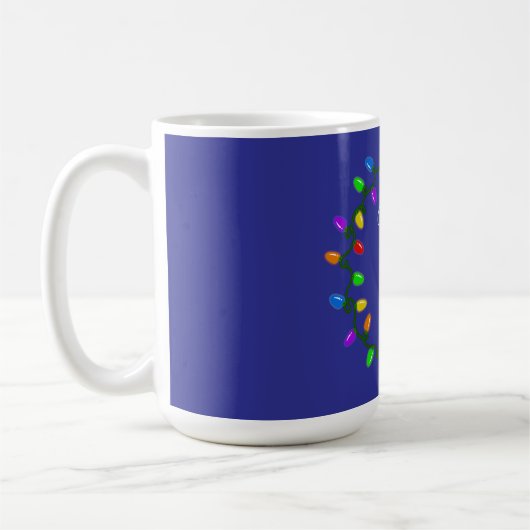 Mug Joyeux Noël Et Lumières (Gauche)