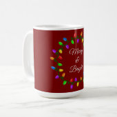 Mug Joyeux Noël Et Lumières (Devant gauche)