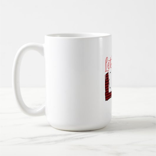 Mug Joyeux Noël Faisons Lit Noël (Gauche)
