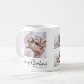 Mug Joyeux Noël Famille cadeau photo (Devant gauche)