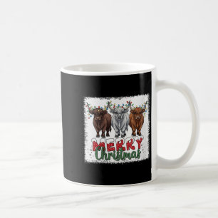Mug Joyeux Noël Femmes Vache Écossaise des Highlands X