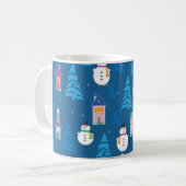 Mug Joyeux Noël Festive Motif Design (Devant gauche)