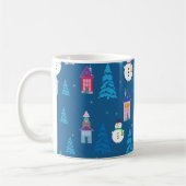 Mug Joyeux Noël Festive Motif Design (Gauche)