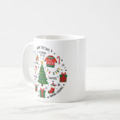 Mug Joyeux Noël | Festive pour la famille (Devant gauche)