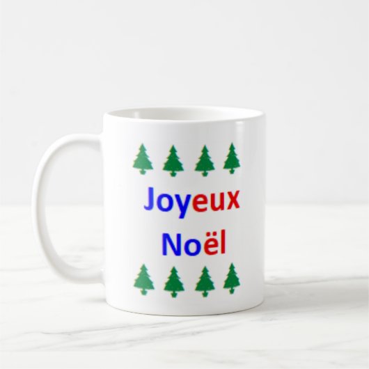 Mug joyeux noël français (Gauche)