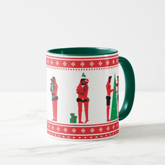 Mug Joyeux Noël Gay (Devant droit)