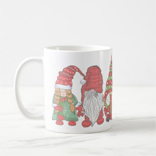 Mug Joyeux Noël Gnomes pour le cadeau de vacances de N