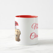 Mug Joyeux Noël Golden Retriever (Centre)