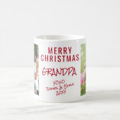 Mug Joyeux Noël Grand-père 2 Photo (Centre)
