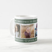 Mug Joyeux Noël Grande Maman Personnalisée (Devant gauche)