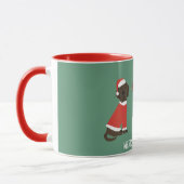 Mug Joyeux Noël Grands Chiens Danois (Gauche)