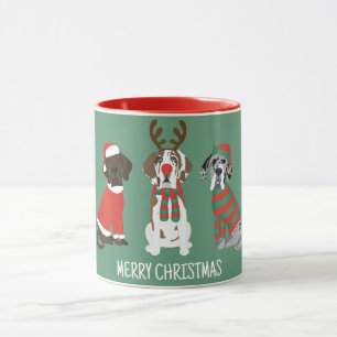 Mug Joyeux Noël Grands Chiens Danois