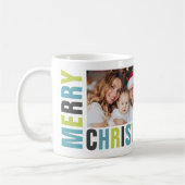 Mug "Joyeux Noël" Gras Lettres et Photos Fêtes (Gauche)