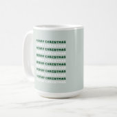 Mug Joyeux Noël, Green Christmas Art, Noël (Devant gauche)