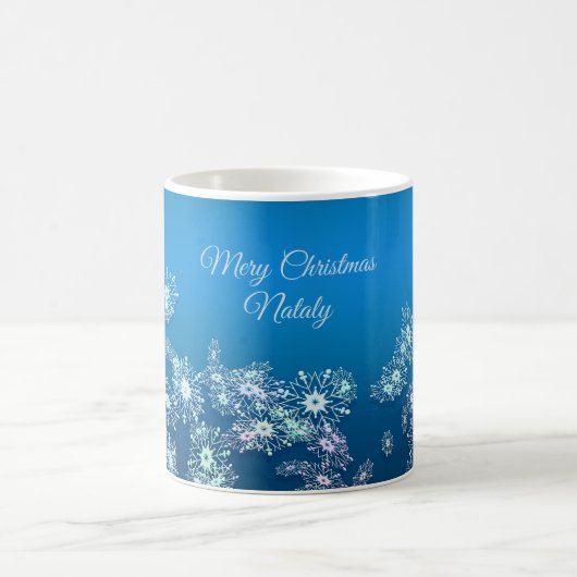 Mug Joyeux Noël. Greeting.Name. (Centre)