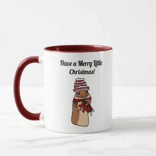 Mug Joyeux Noël Hamster Gerbil Caricature Animaux de F