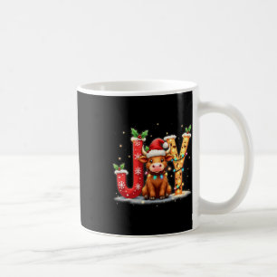 Mug Joyeux Noël Highland Vache Famille drôle Matchin