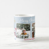 Mug Joyeux Noël hiver Illustration Deux photos (Centre)