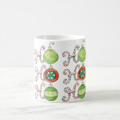 Mug Joyeux Noël Ho Ho Ho, décorations de cannes à bonb (Centre)