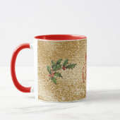Mug Joyeux Noël Holly Design (Gauche)