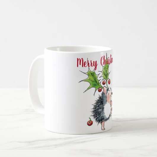 Mug Joyeux Noël Holly Hedgehog (Devant gauche)