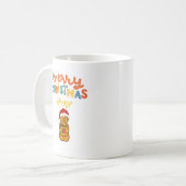 Mug Joyeux Noël Honey Ours mignon ours et présent (Devant gauche)