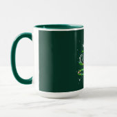 Mug Joyeux Noël Infirmière – Conception d'arbre de Noë (Gauche)