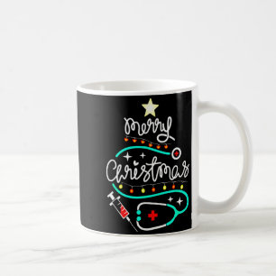 Mug Joyeux Noël Infirmière Docteur Stéthoscope Noël