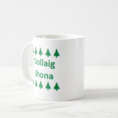 Mug joyeux noël irlandais (Devant gauche)