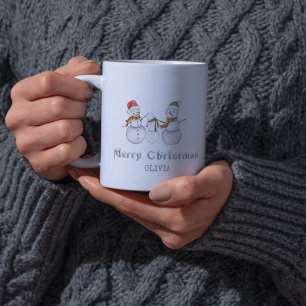 Mug Joyeux Noël - Jolie famille des Snowmen