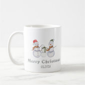Mug Joyeux Noël - Jolie famille des Snowmen (Gauche)