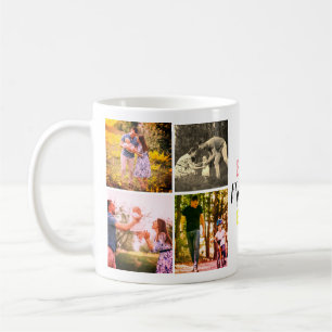 Mug Joyeux Noël Jour Photo Collage Famille Cadeau
