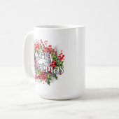 Mug Joyeux Noël | Joyeuses fêtes (Devant gauche)