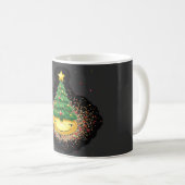 Mug "Joyeux Noël : Joyeux Arbre Design" (Devant droit)
