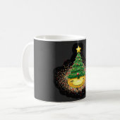 Mug "Joyeux Noël : Joyeux Arbre Design" (Devant gauche)