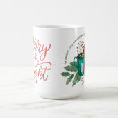 Mug Joyeux Noël joyeux et lumineux (Centre)
