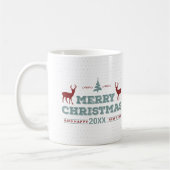 Mug Joyeux Noël Joyeux Nouvel An Deer ID612 (Gauche)