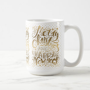 Mug Joyeux Noël Joyeux Nouvel An Typographie