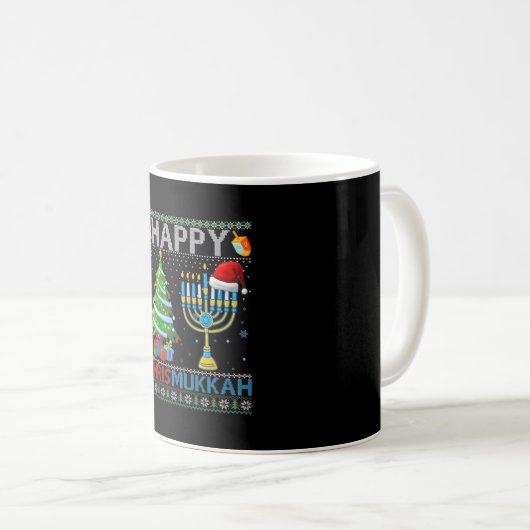 Mug Joyeux Noël juif Chrismukkah Hanoukka (Devant droit)