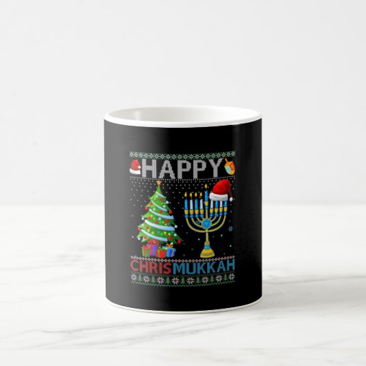 Mug Joyeux Noël juif Chrismukkah Hanoukka (Centre)