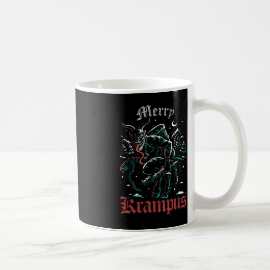 Mug Joyeux Noël Krampus Noël Noël Noël Horreur Mal (Droite)