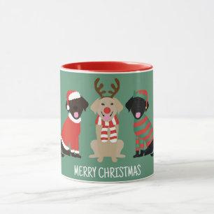 Mug Joyeux Noël Labrador Retriever Dogs