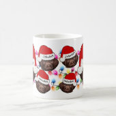 Mug Joyeux Noël Labrador Retriever Santa Hat Cute (Centre)