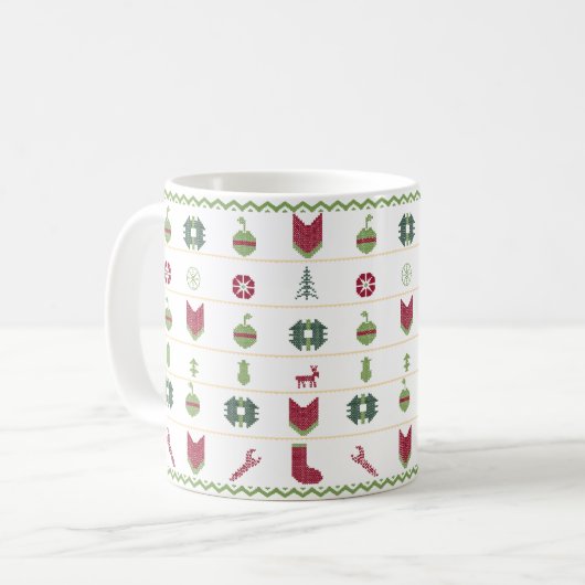 Mug Joyeux Noël laid (Devant gauche)