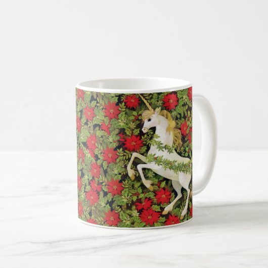 Mug Joyeux Noël licorne (Devant droit)