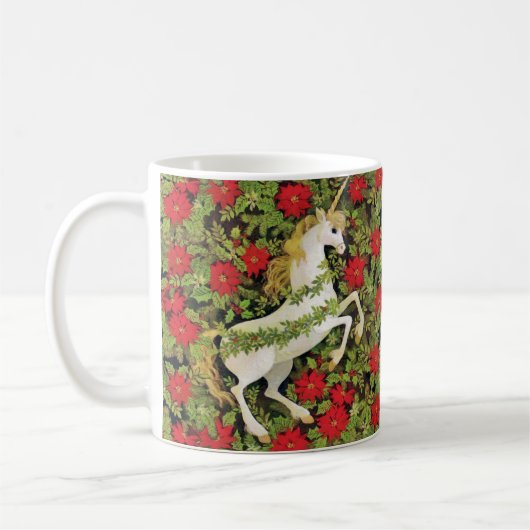 Mug Joyeux Noël licorne (Gauche)
