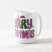 Mug Joyeux Noël, Lumières de Noël, Fête de Noël (Devant droit)