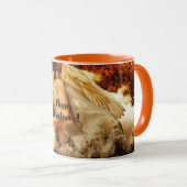 Mug Joyeux Noël Lune Ange (Devant droit)